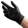 VEVOR Disposable Gloves, 4.5 Mil Black Nitrile Gloves with Textured Fingertips, Latex & Powder-Free, Food-Grade, Puncture Resistance