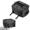 VEVOR Motorcycle Tail Bag, 22-34 L Expandable Motorcycle Rear Seat Bag with Waterproof Rain Cover