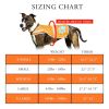 Orange Reflective Dog Vest M Size Hi Visibility Fluorescent Blaze Orange Dog Vest Helps Protect Your PUP from Motorists & Hunting Accidents On or Off