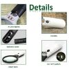 45X Magnifying Glass Handheld Magnifier 3 LED Light Reading Lens Jewelry Loupe