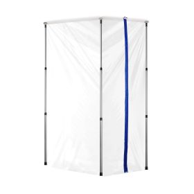 Dust Barrier Poles, 12 Ft Barrier Poles, Dust Barrier System with 4 Telescoping Poles, Carry Bag and 32.8x13.12 Ft Plastic Film