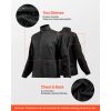 Flame-Resistant Welding Jacket - L Size, Heavy Duty Split Cowhide Leather Sleeve + 9 oz. FR Cotton Body