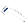 Snow Roof Rake, 24 in PP Plastic Blade, 3.8-18.2 ft Adjustable Roof Snow Scraper with Wheels, Anti-Slip Handle Snows Removal Tool
