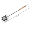 HAWOK Cast Iron Pie-Iron Sandwich Maker with Detachable Handle set of 4