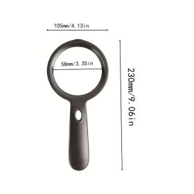 he Handheld Magnifying Glass with Light Is Suitable for Reading Books And Newspapers, Repairing Instruments, Observing Insects