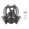 Respirator Mask, Reusable Respirator Full Face Gas Cover with Filters, Organic Vapor Mask and Dust-proof Face Cover, for Painting, Polishing, Welding