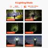 Rechargeable Flashlight, High Lumens LED Flashlight with 6 Lighting Modes, IP66 Waterproof Handheld Flash Light for Home, Hiking, Camping, Emergencies