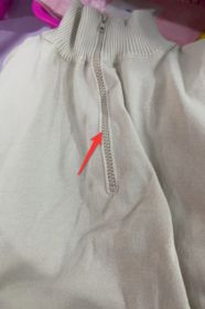 Men's Stand Collar Zipper Sweater Winter Fashion Solid Color Long Sleeve Knitted Top Clothing (Option: White-M)