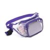 Woman Waist Packs Clear Fanny Pack Waterproof Cute Waist Bag Stadium Approved Clear Purse Transparent Adjustable Crossbody Bags