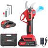 Upgraded Electric Pruning Shears,1.2" Cutting Diameter Cordless Power Pruner with LCD Display