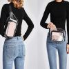 Woman Waist Packs Clear Fanny Pack Waterproof Cute Waist Bag Stadium Approved Clear Purse Transparent Adjustable Crossbody Bags